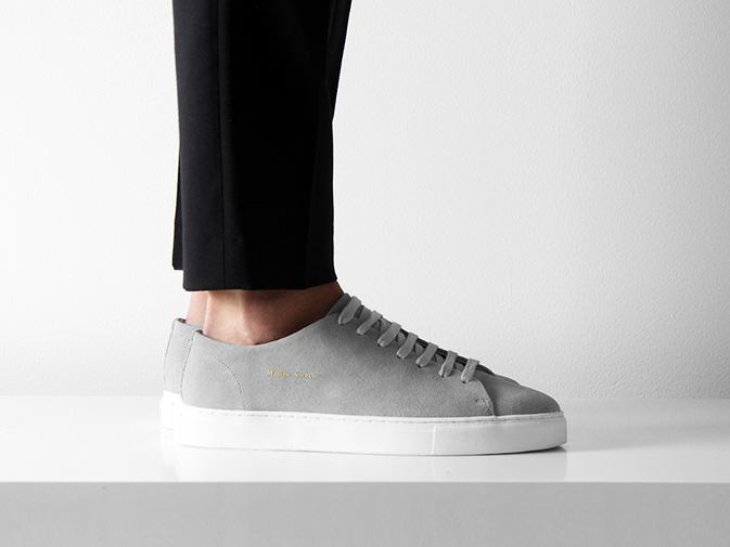 GREY SUEDE CLASSIC SNEAKERS – MyLapel - Main Image