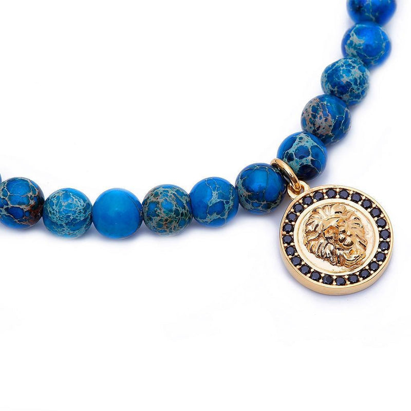 Gold lion charm for 2025 bracelet