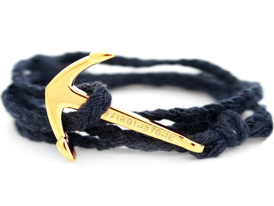 Anchor bracelet Blue + Gold – MyLapel