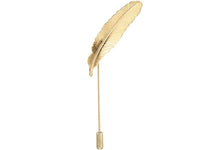 Lapel Pin - Feather Pin GOLD
