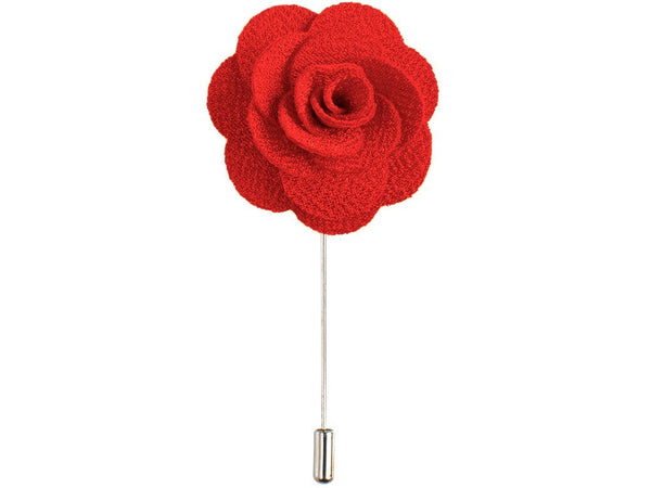 Lapel Pin - Lapel Flower Red