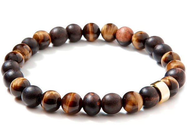 Liel and lentz Bracelet - 14K GOLDEN TIGER EYE