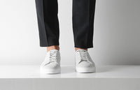 William Strouch Shoes - WHITE CLASSIC SNEAKER SKO